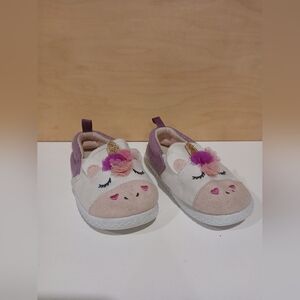 Unicorn Kids Toddler Shoes - Pink and White. Size 6